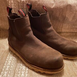 Men's Brown Leather Boots